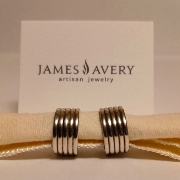 James Avery Retired Rayos Ear Posts - Picture 1 of 12
